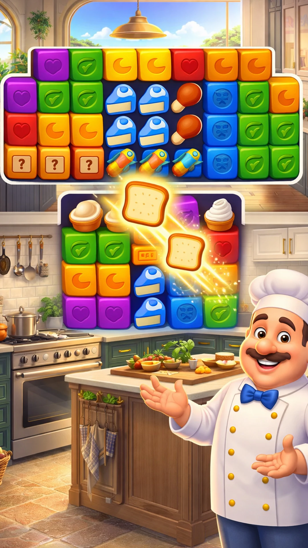 Cooking Blast : Match & Design screenshot